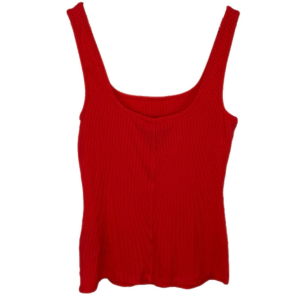 Sweaty Betty Harper Scoop Neck Tank in Tulip Red - Women's Size L