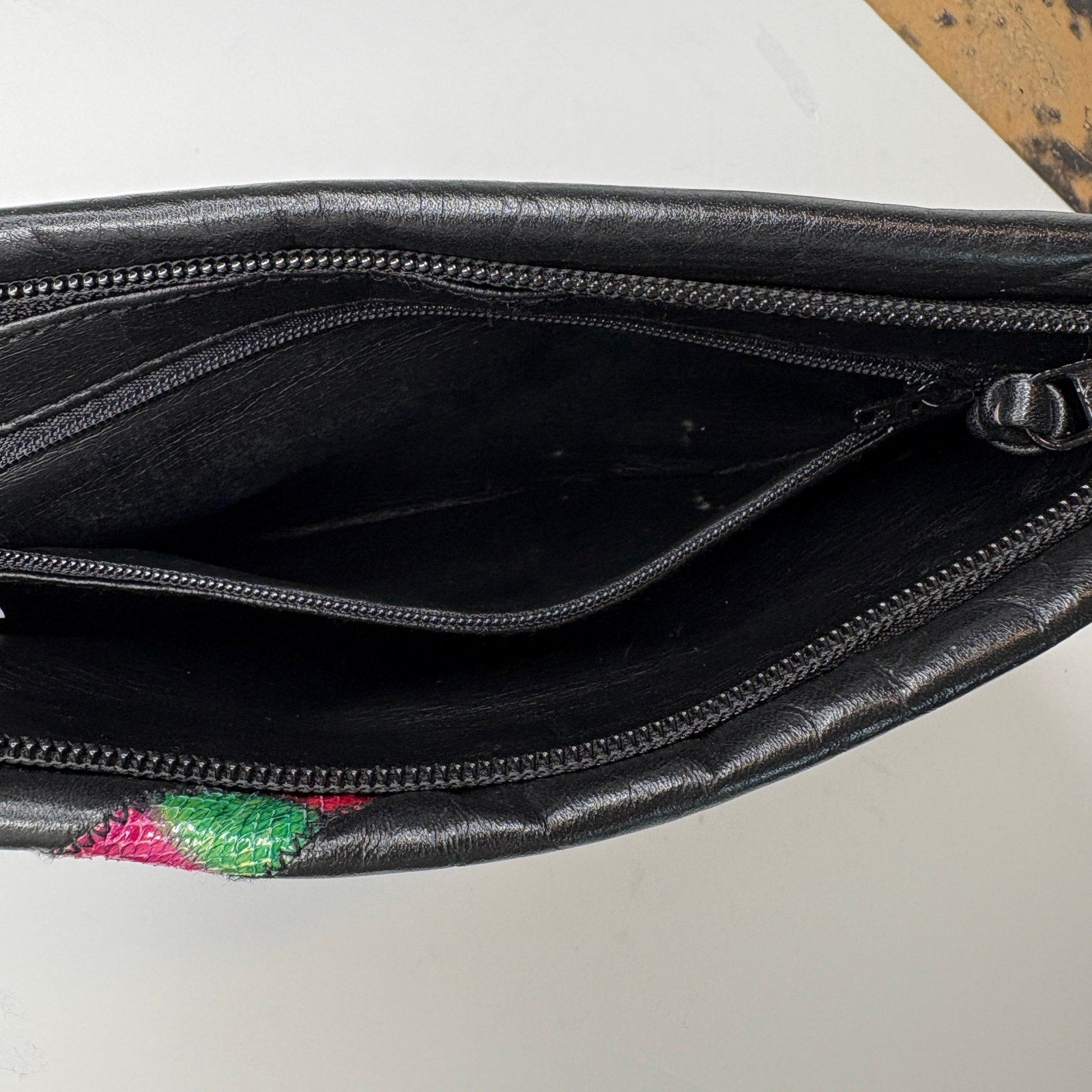 Vintage Y2K Magid Black Clutch