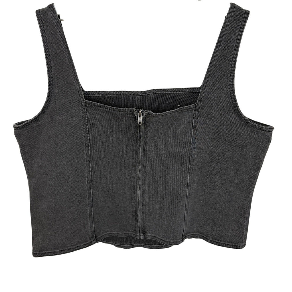 Studded Faded Black Tank Top - Women's Size XL