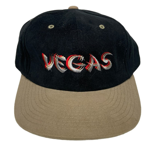 Vegas Embroidered Strapback Dad Hat