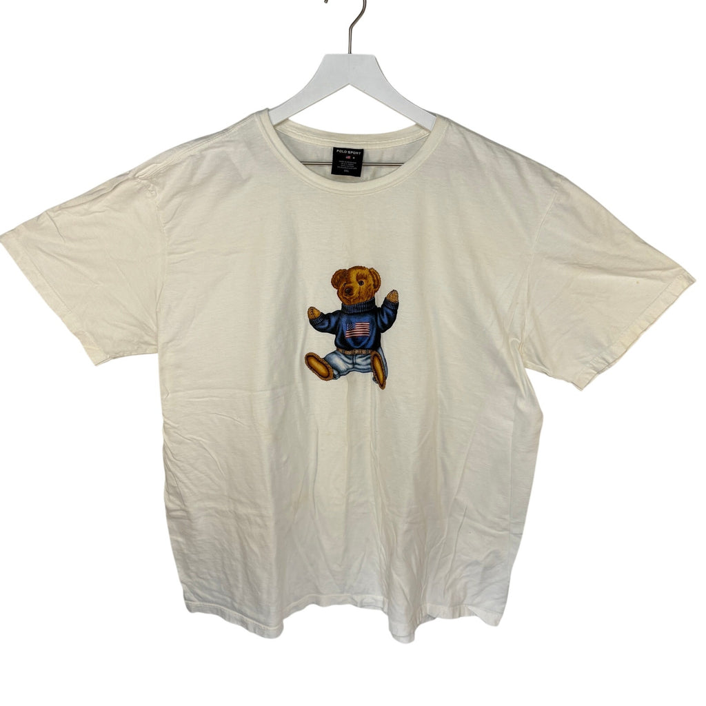 Polo Sport American Flag POLO Bear Short Sleeve T Shirt - Men's Size XXL