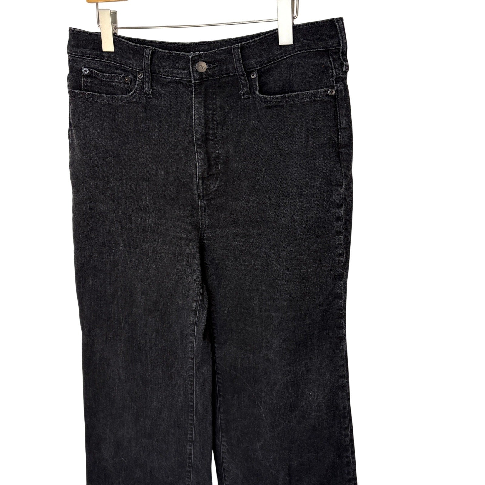 J.Crew Black '96 Denim Trouser - Women's Size 31