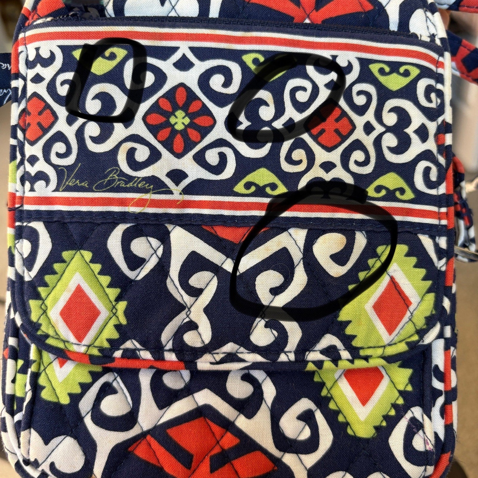 Vera Bradley Sun Valley Mini Hipster Crossbody