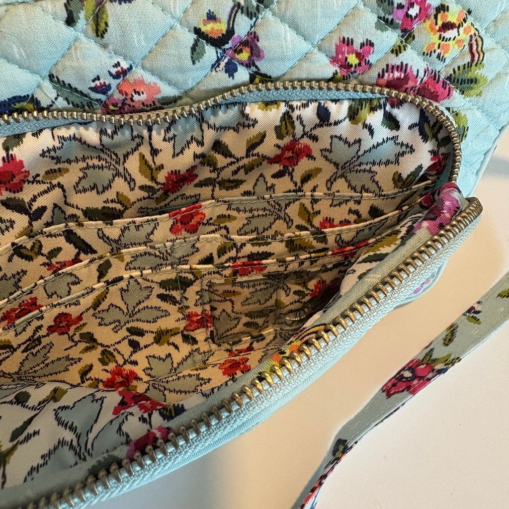 Vera Bradley Water Bouquet Little Hipster Crossbody Purse