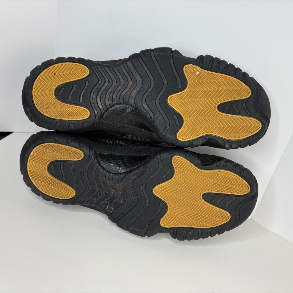 Jordan Future Black Metallic Gold Tiger Camo 656503 035 - Men's Size 9