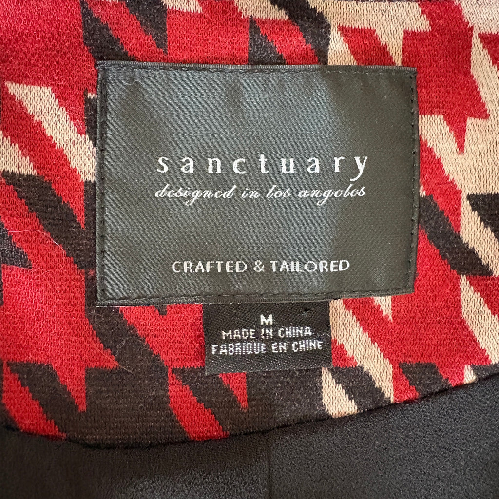 Sanctuary City Topper Houndstooth Coat - Women's Size M