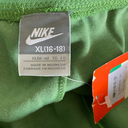 Y2K Nike Green Knit Side Stripe Track Pants NWT - Women's Size XL