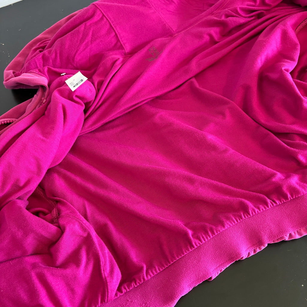 Athleta Alicia Keys Fuchsia Full Zip Athleisure Jacket - Women's Size L