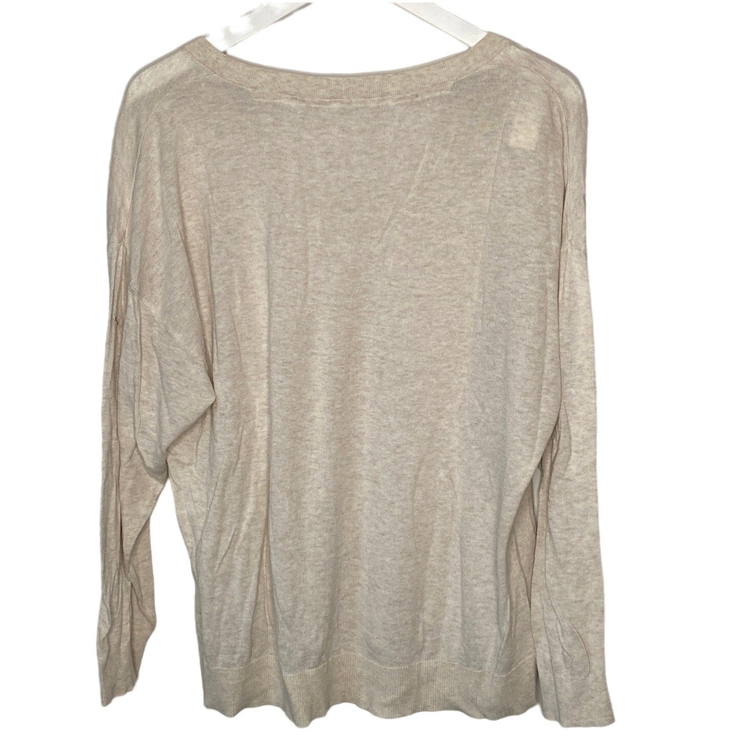 Elizabeth and James Oversized Lightweight V Neck Sweater - Women's Size M