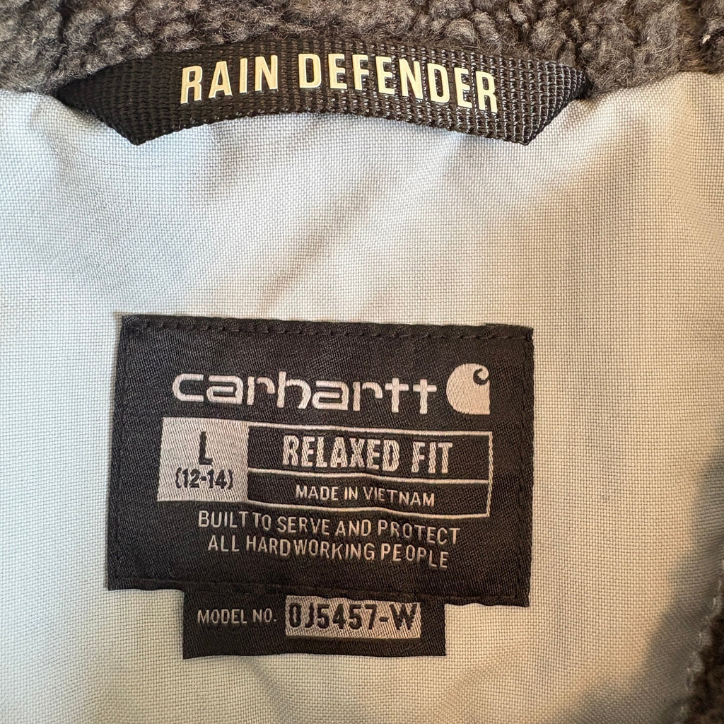 Carhartt Rain Defender Fleece Lined Nylon Puffer Jacket - Women's Size L