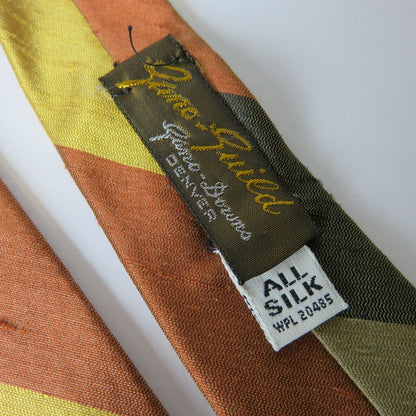 American Vintage All Silk Union Made Diagonal Stripe Men's Tie
