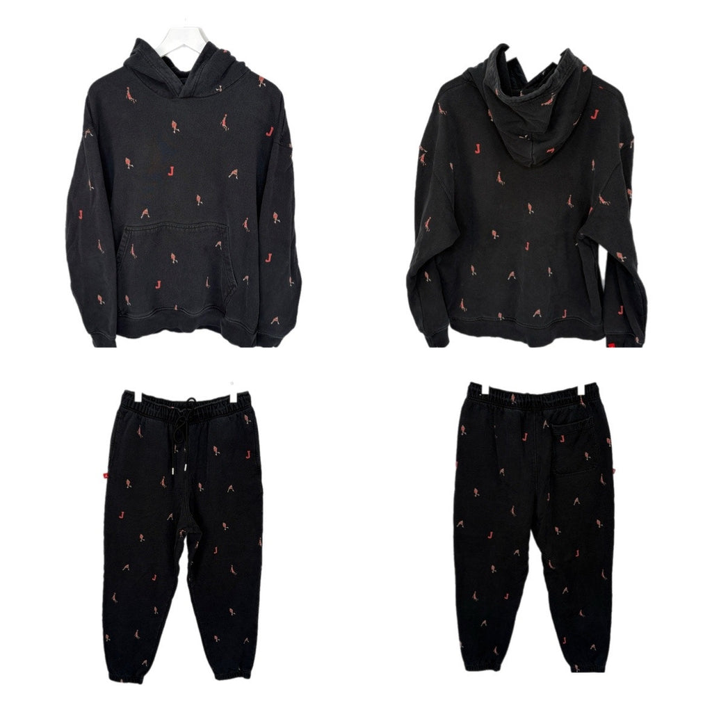 Air Jordan Essentials AOP Hoodie and Jogger Pants - Men's XL