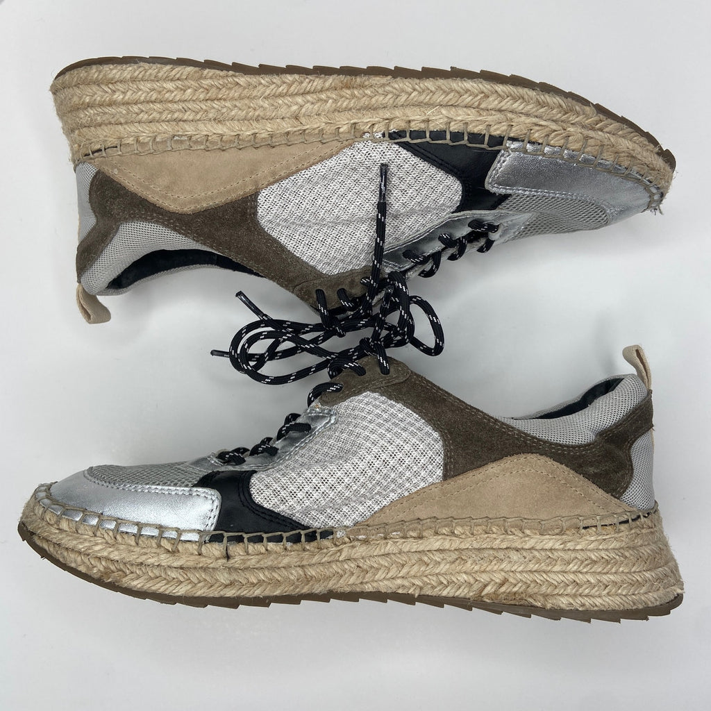 Marc Fisher Silver Toe Espadrilles Sneakers - Women's Size 9.5