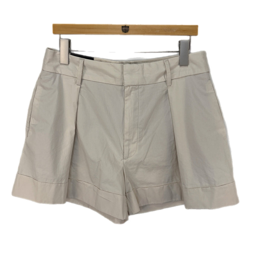Banana Republic Khaki Pleat Front Cuff Shorts NWT - Women's Size 12