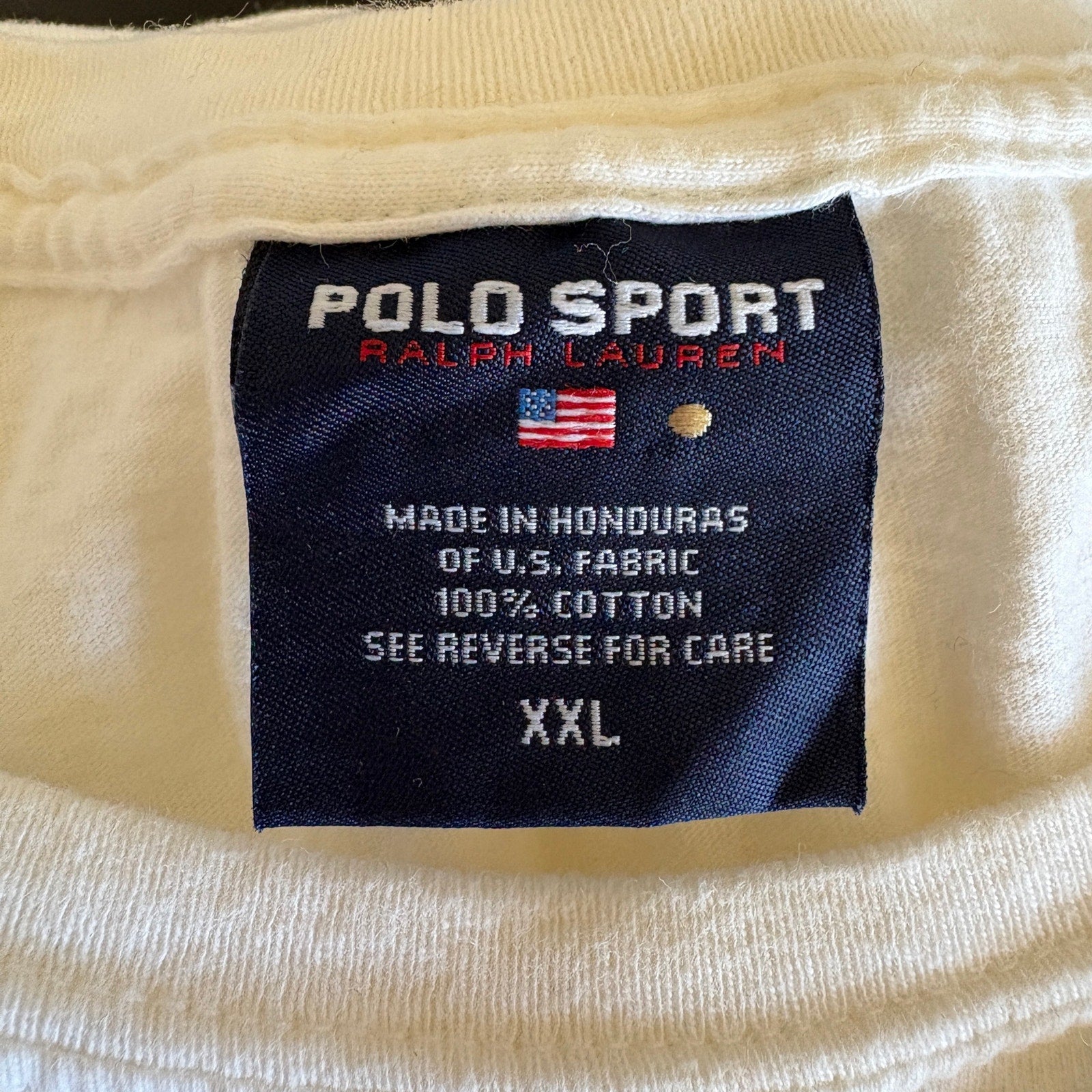 Polo Sport American Flag POLO Bear Short Sleeve T Shirt - Men's Size XXL