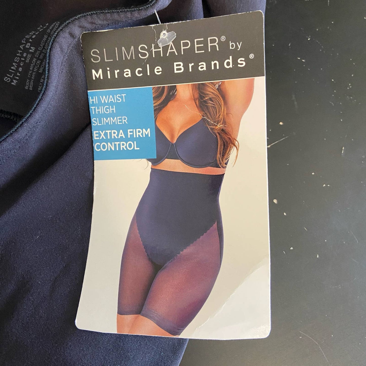 NWT Slimshaper By Miracle Brands Hi Waist Thigh Slimmer Extra Firm  Shapewear In