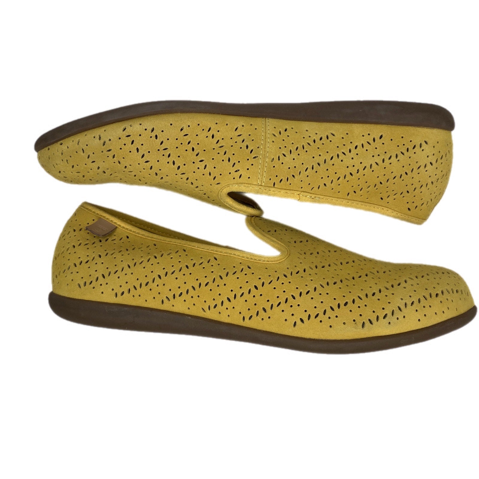 Spenco Yellow Flex Align Flat Loafers - Women's Size 10B