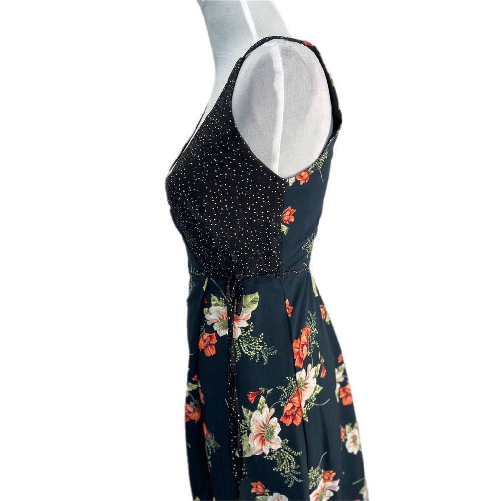 Topshop Floral Wrap Slip Dress - Women's Size 2