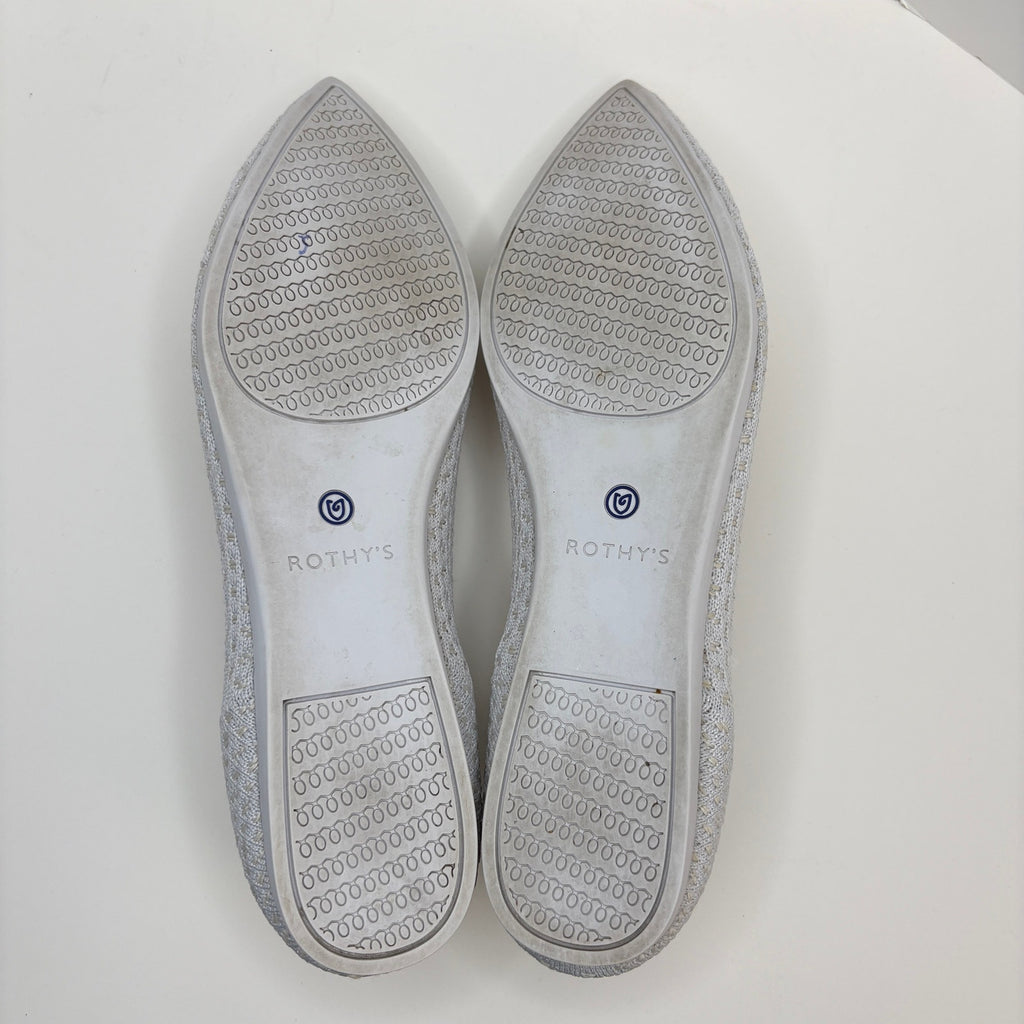 Rothy's The Point in Light Grey - Women's Size 9