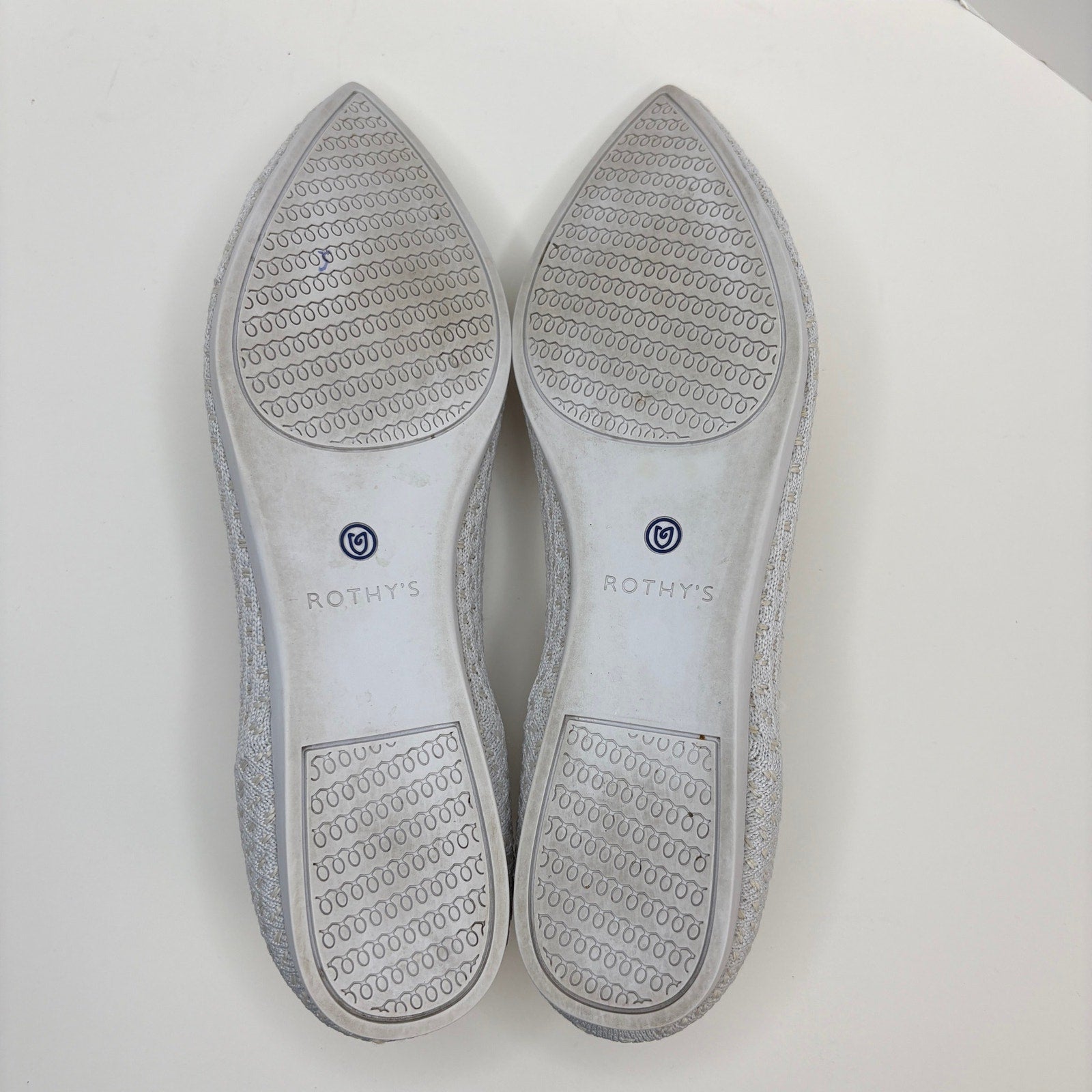 Rothy's The Point in Light Grey - Women's Size 9