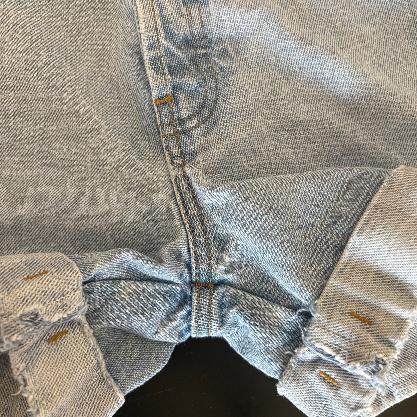 Vintage Express Cuffed High Waist Jean Shorts - Women's Size 7/8