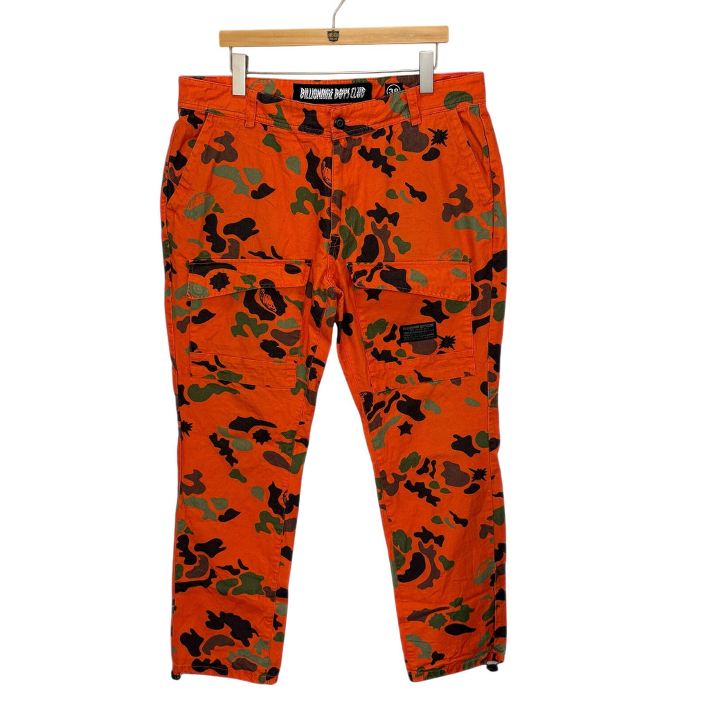 Billionaire Boys Club Camper Pant In Orange Camo - Men's Size 38