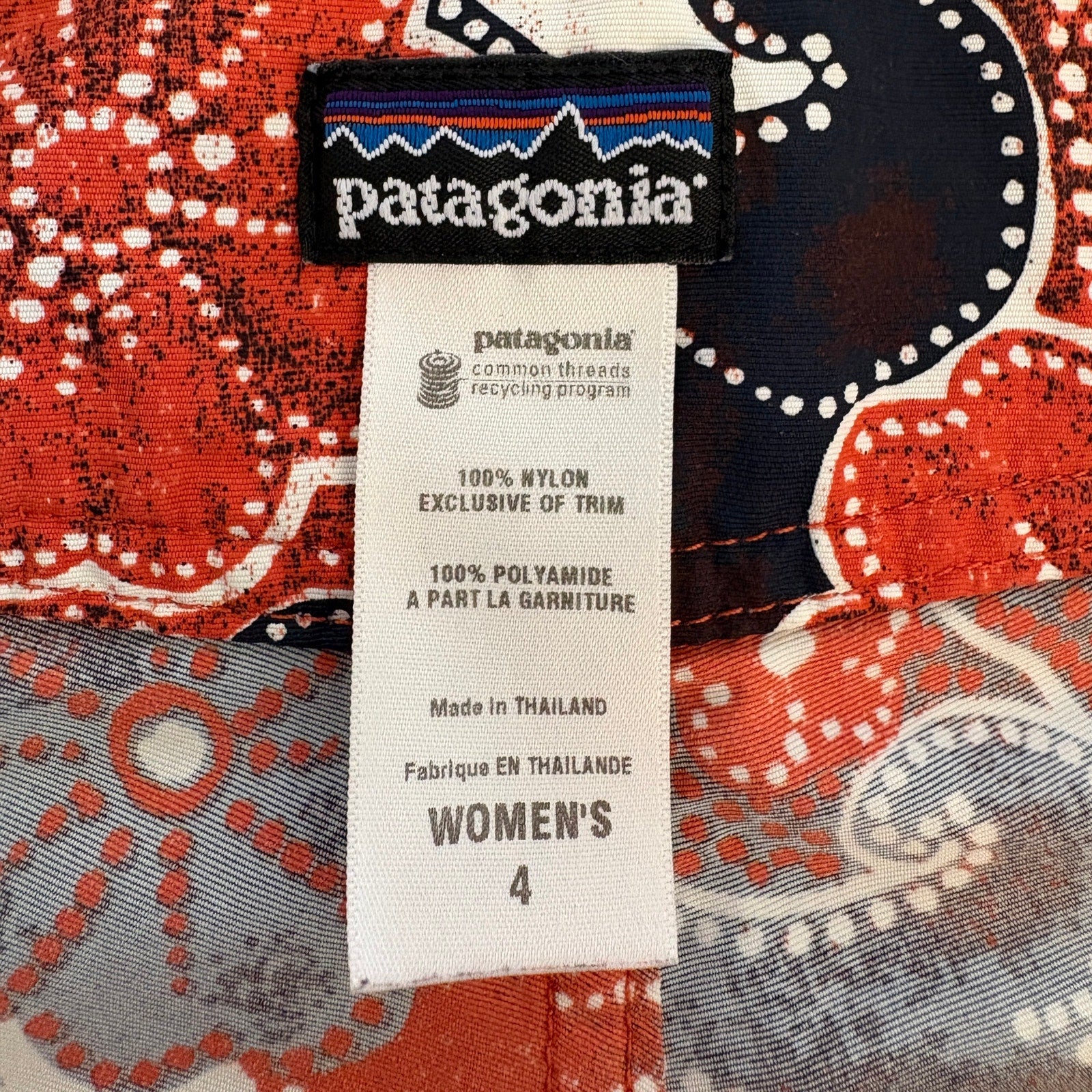 Patagonia Nylon Floral Shorts - Women's Size 4