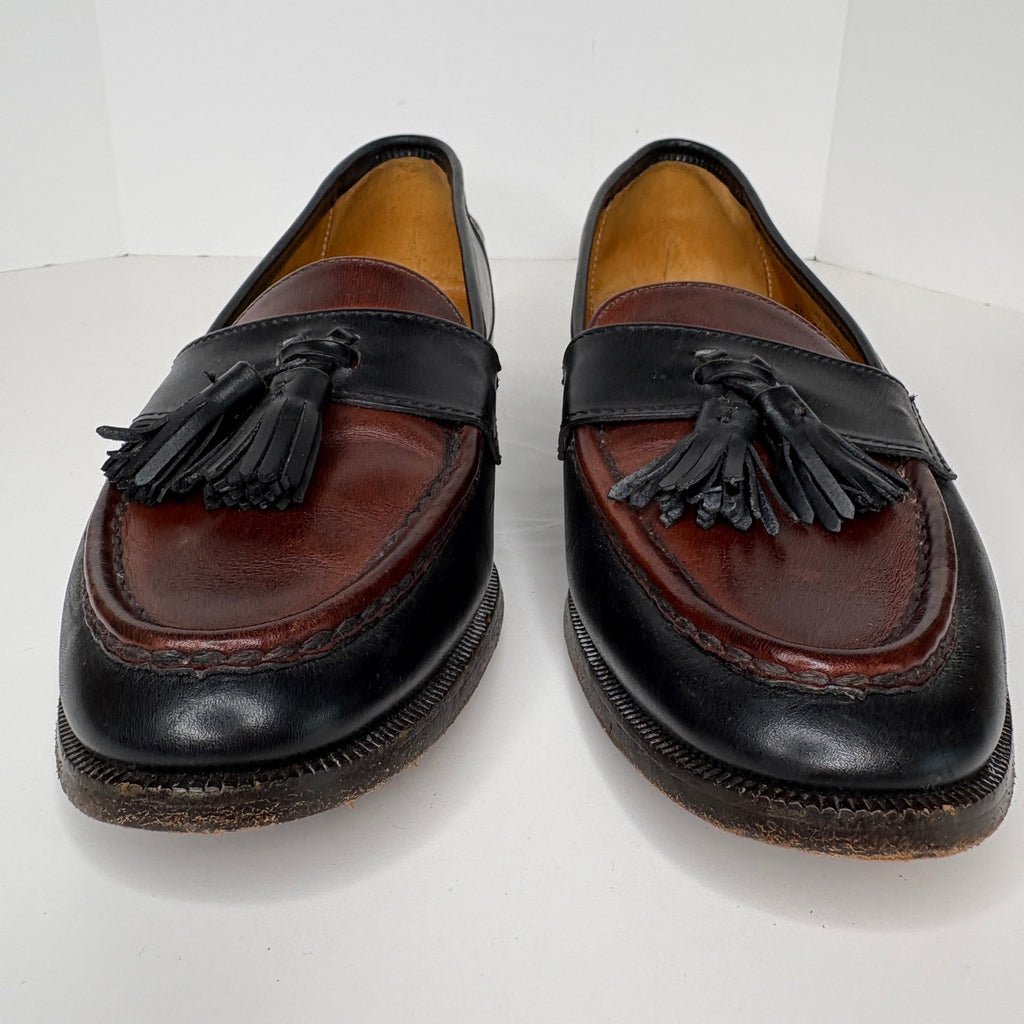 Vintage Cole Haan Leather Tassel Two Tone Loafers - Women's Size 9 Narrow