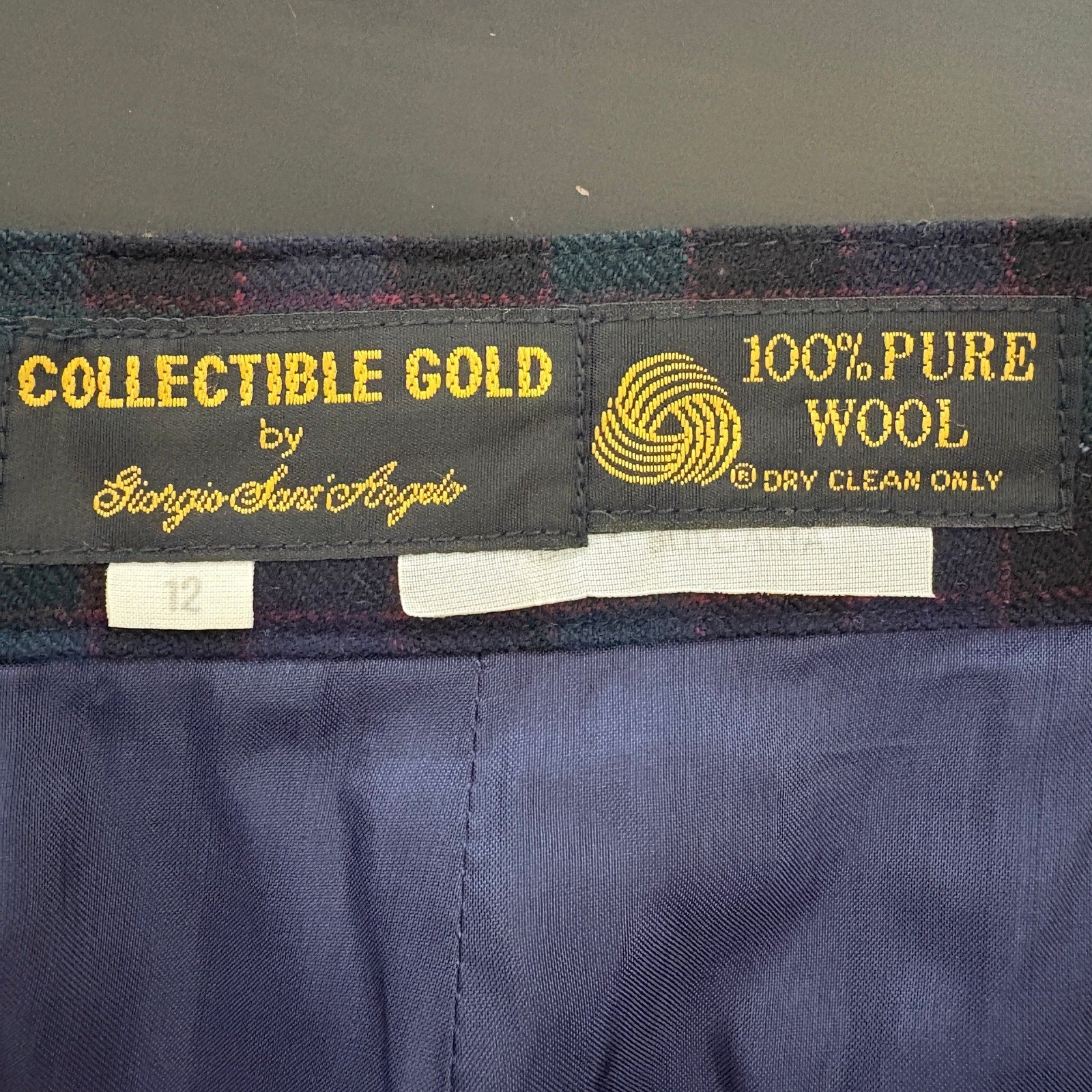 Vintage Wool Plaid Shorts | High Waist Preppy Style | Threaded Social Club