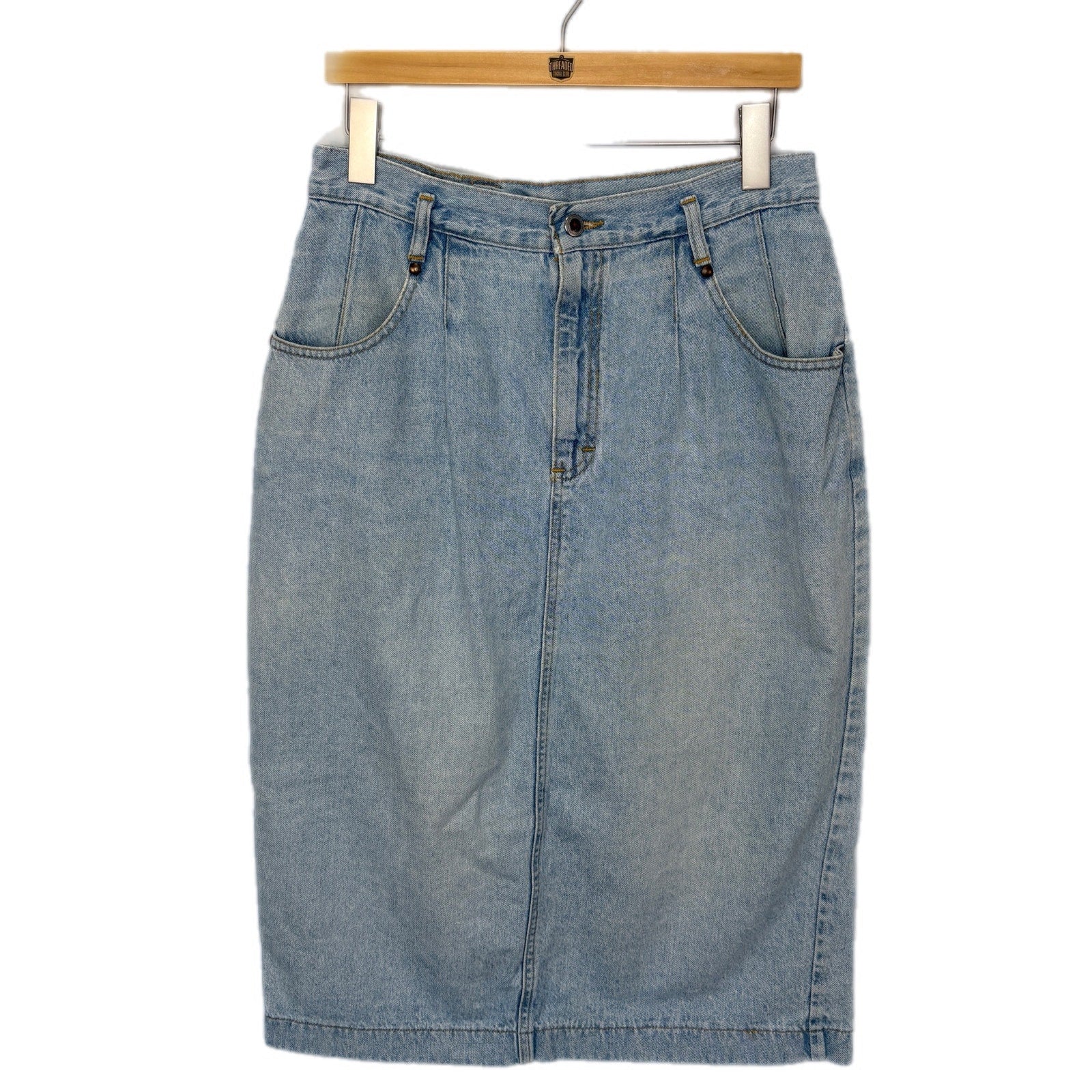 American Vintage Lee Midi Denim Skirt - Women's Size 14P