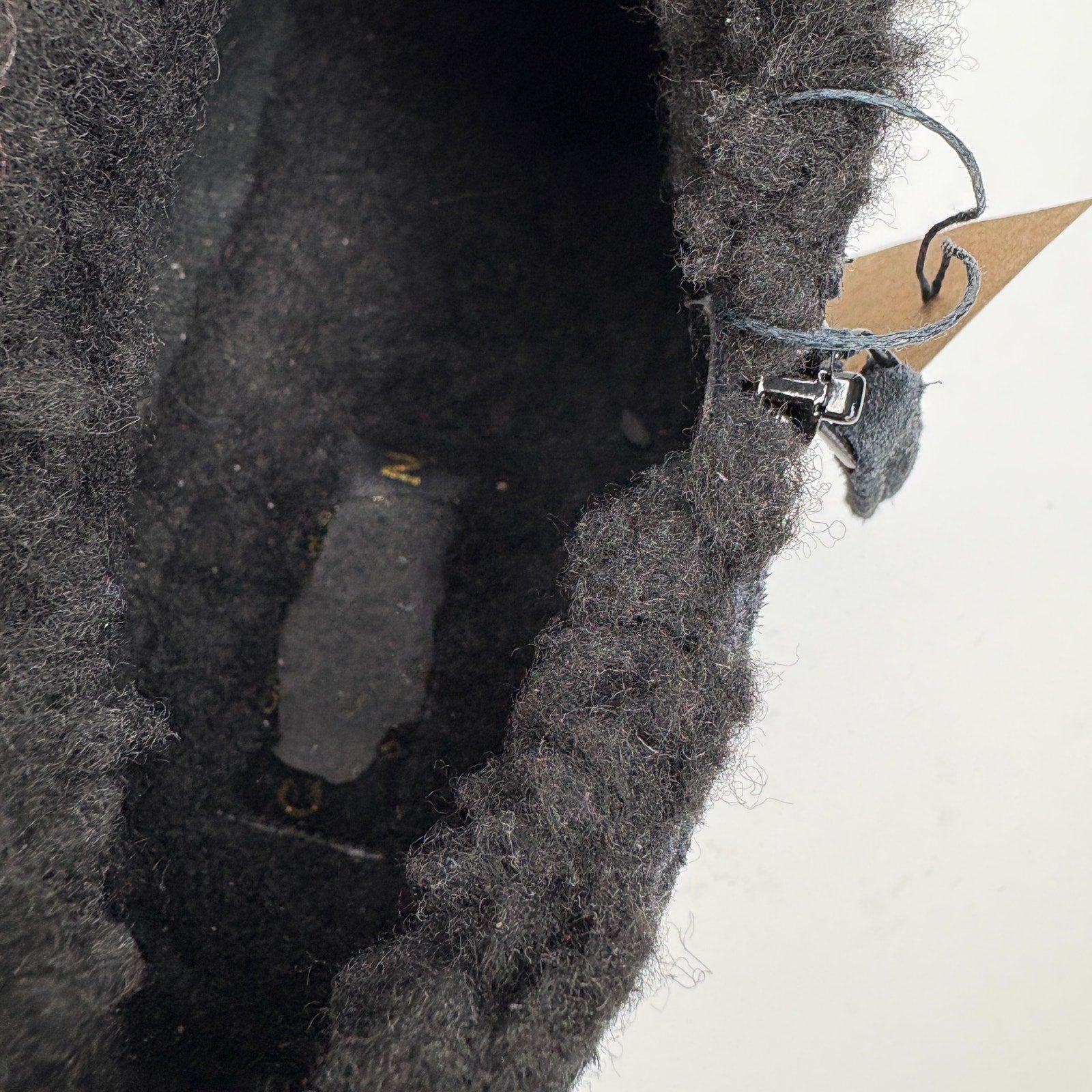 Cole Haan Faux Fur Lined Waterproof Ankle Wedge Booties - Women's Size 10B