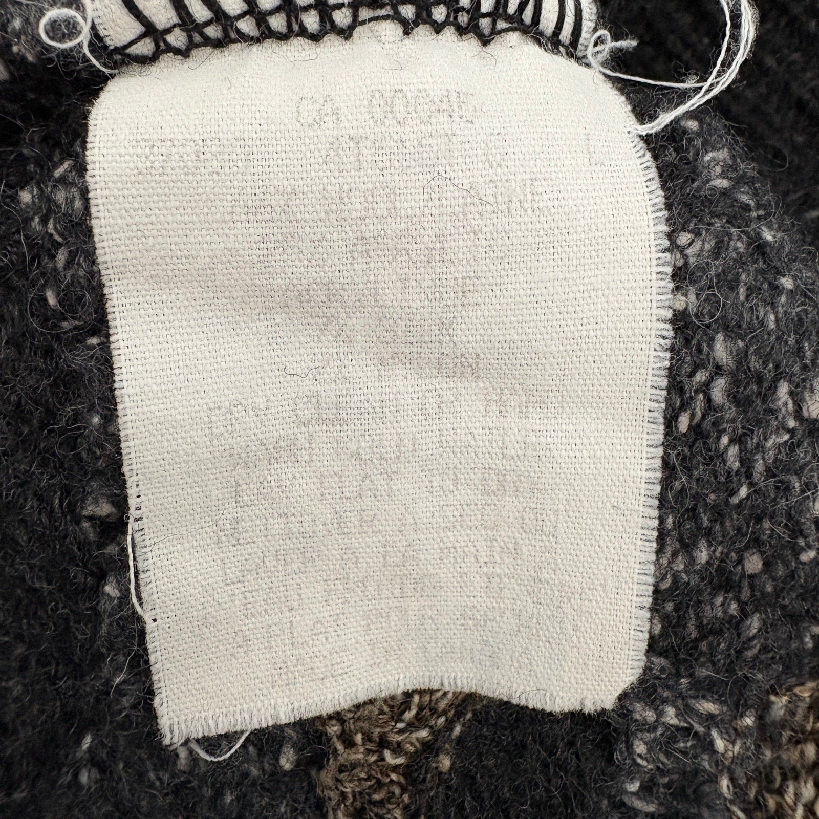 Vintage Texture Stripe Grandpa Sweater Made in Canada - Men's Size L