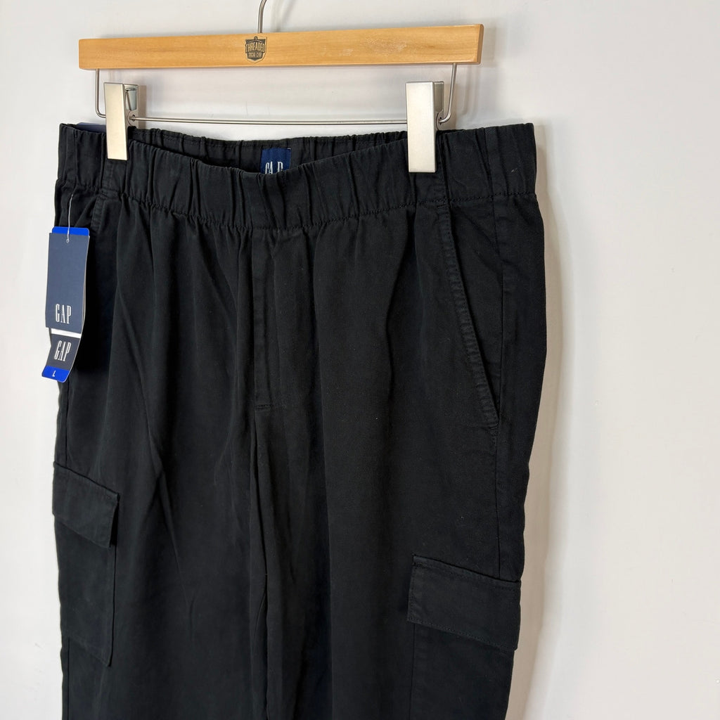 Gap Twill Cargo Pant in Black - Women's Size L