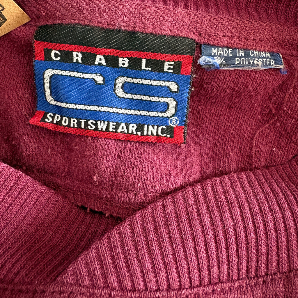Vintage Minnesota Embroidered Patch Crewneck Sweatshirt - Men's Size XL