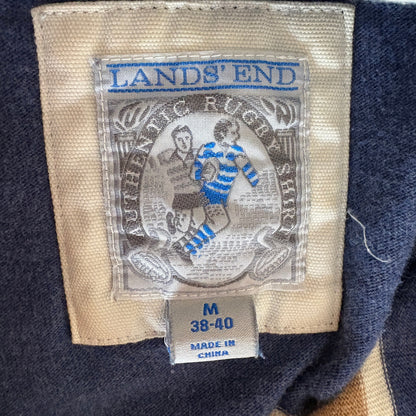 Lands' End Striped Rugby Shirt - Men's Size 38-40