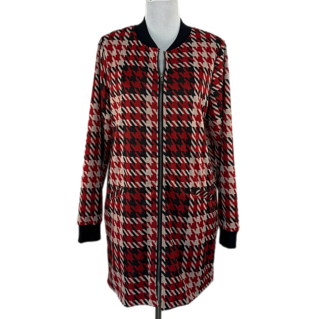 Sanctuary City Topper Houndstooth Coat - Women's Size M