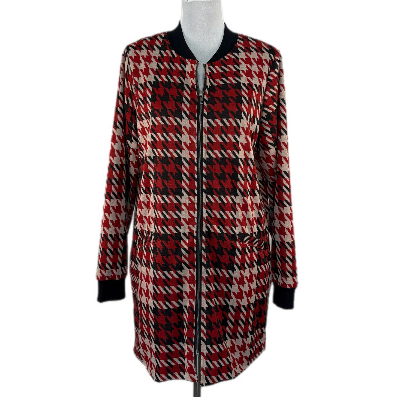 Sanctuary City Topper Houndstooth Coat - Women's Size M