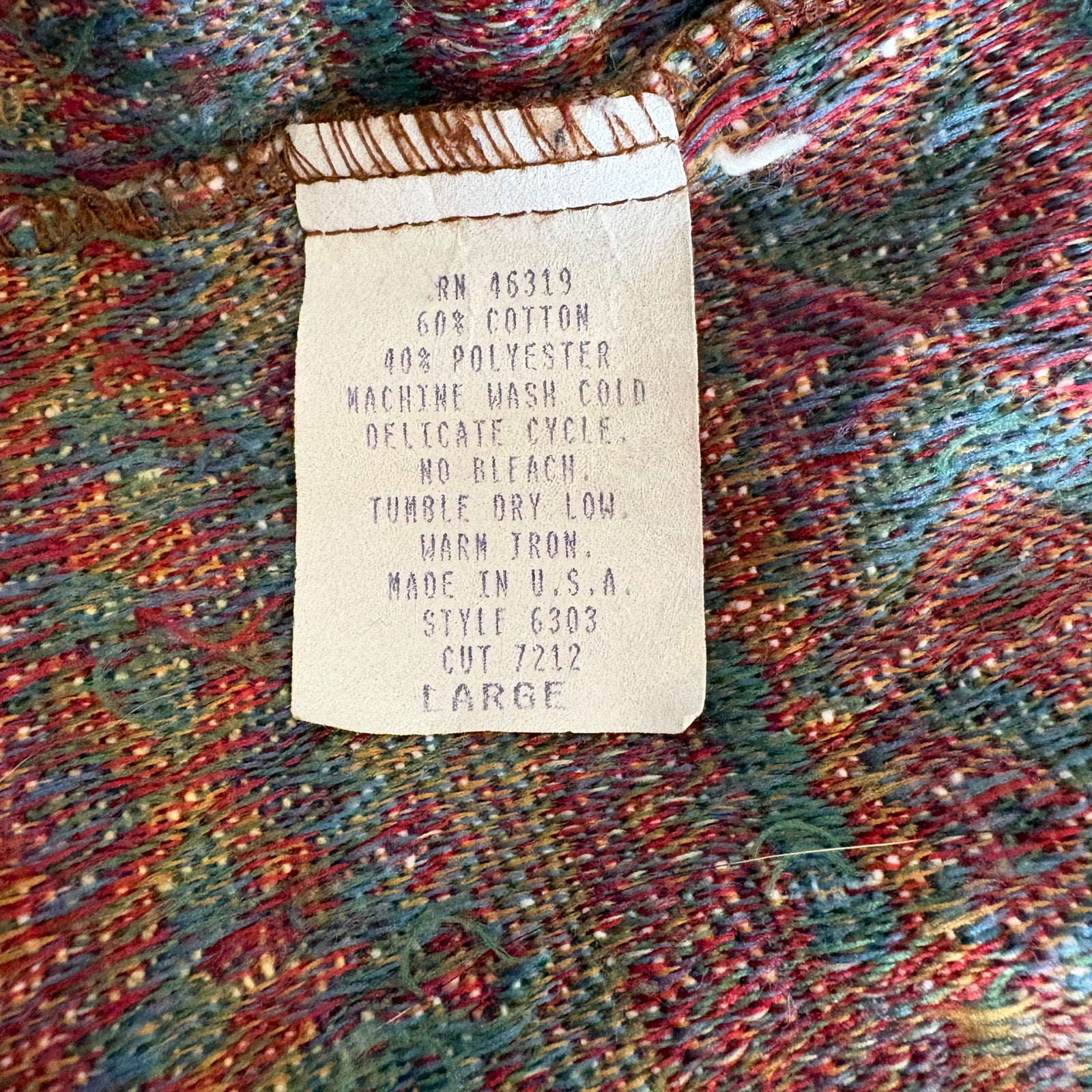 American Vintage Orvis Southwest Pattern Vest - Women's Size L