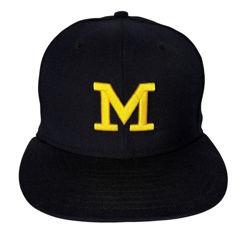 New Era University of Michigan Dark Blue Fitted Hat 6 7/8
