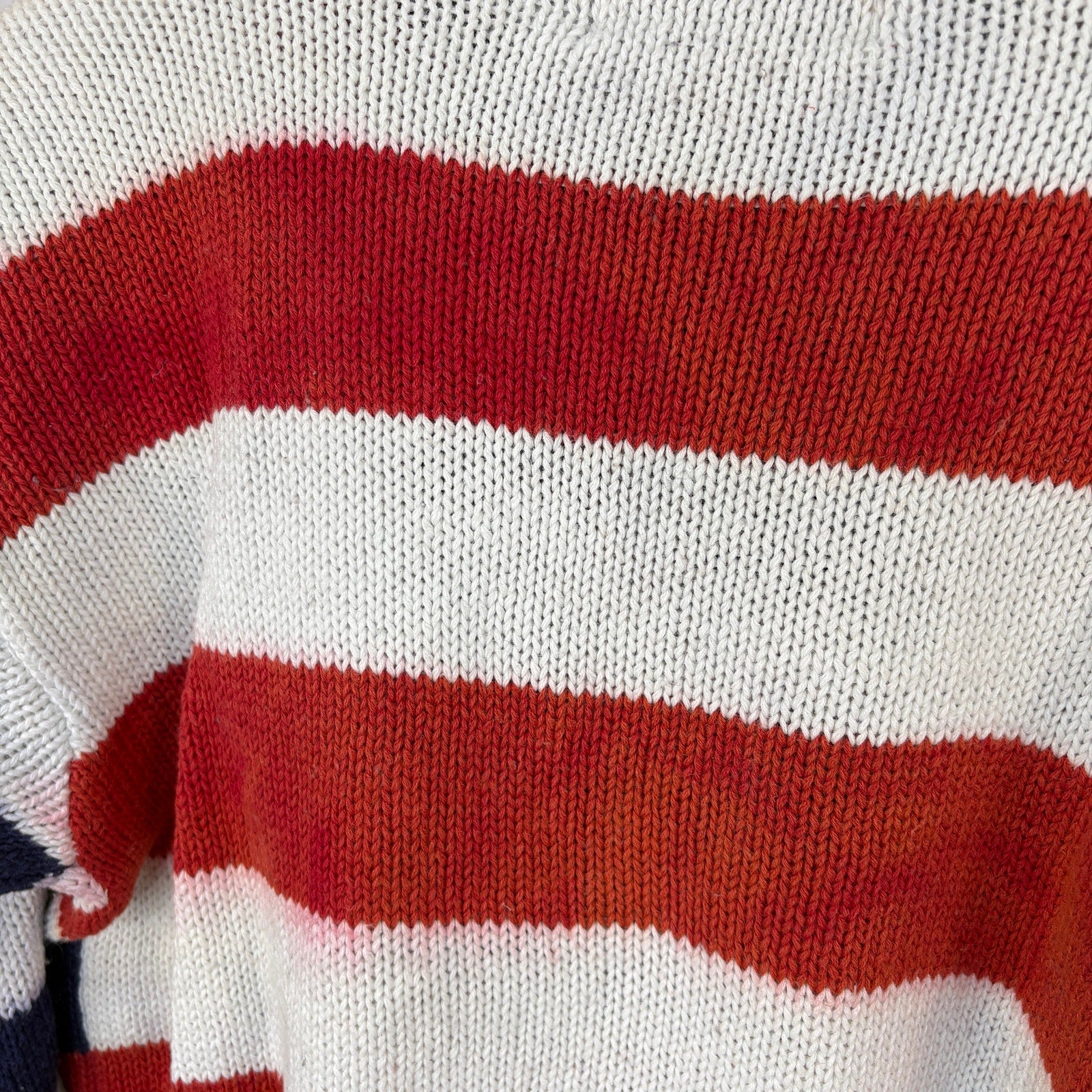 Y2K American Eagle USA Flag Crewneck Sweater - Men's Size M