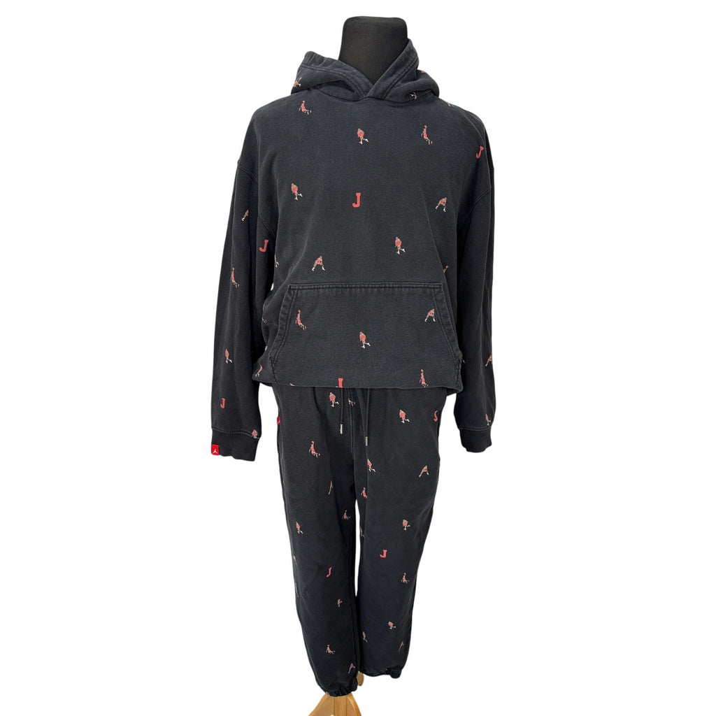 Air Jordan Essentials AOP Hoodie and Jogger Pants - Men's XL