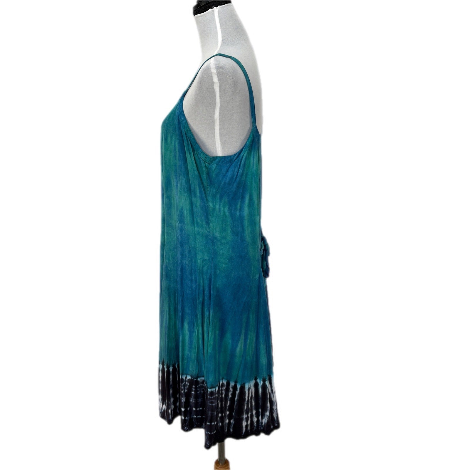 Dharma Trading Blue Tie Dye Sundress - Women's M