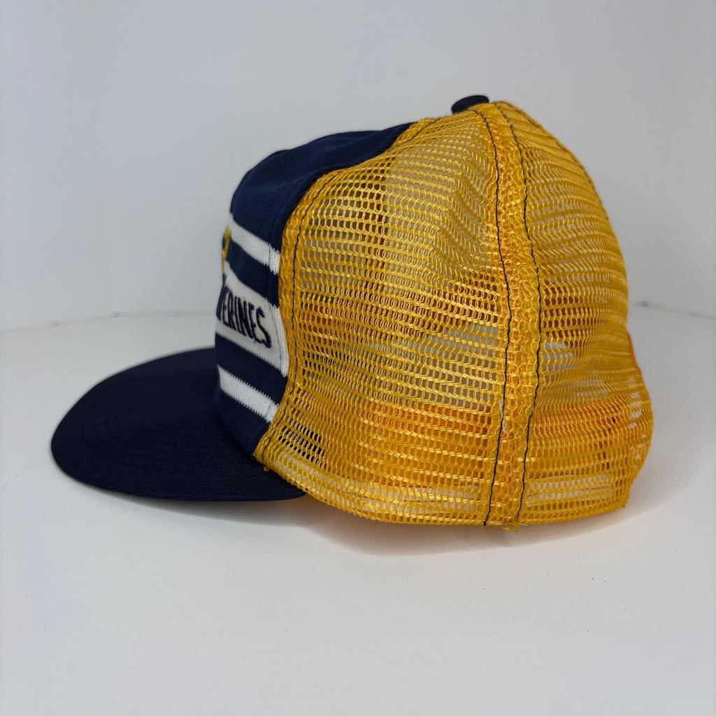 Vintage University of Michigan Mesh Embroidered Snapback Hat