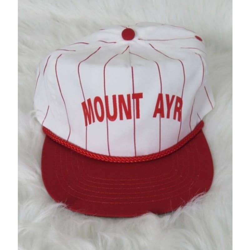 Vintage Striped Mount Ayr Snapback Hat