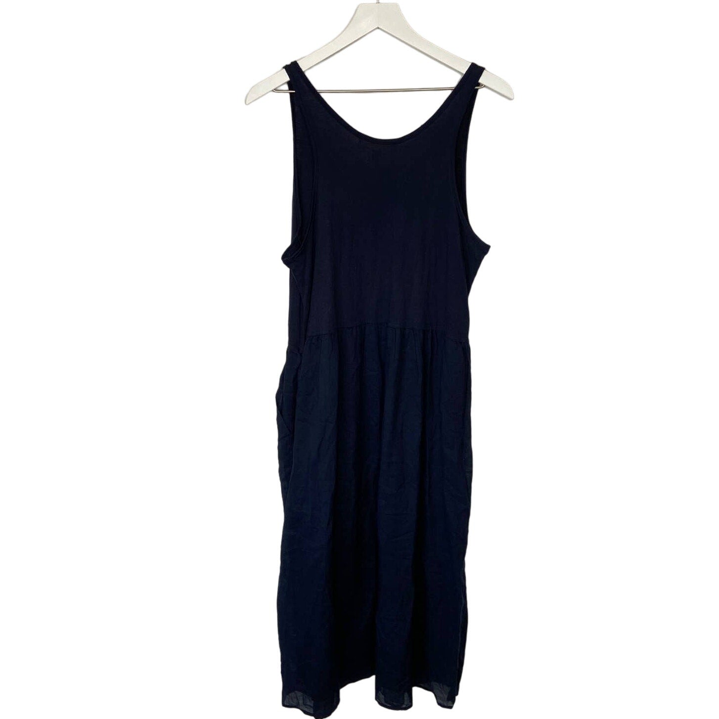 Philosophy Dark Blue Cotton Maxi Dress - Women's Size M