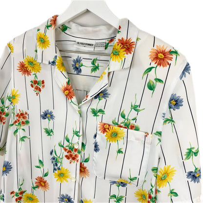 Vintage Floral Button Up Granny Shirt - Women's Size 16