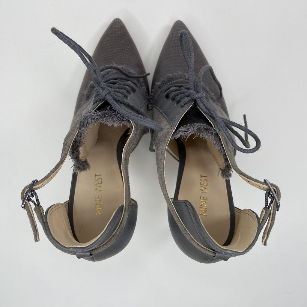 Steam Punk Vibes Office Siren Cut Out High Heel Shoes - Women's 9.5