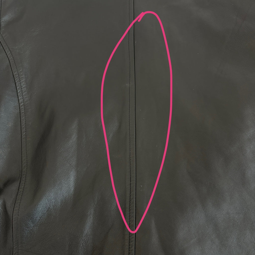 Y2K Black Leather Jacket - Women's Size L