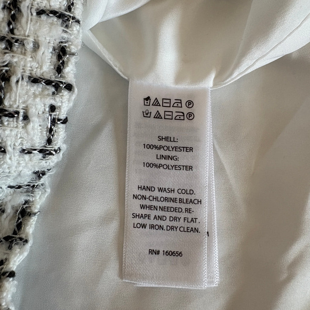 Rachel Zoe Retro Glam Chic Business Wear Tweed Dress - Women's Size 4