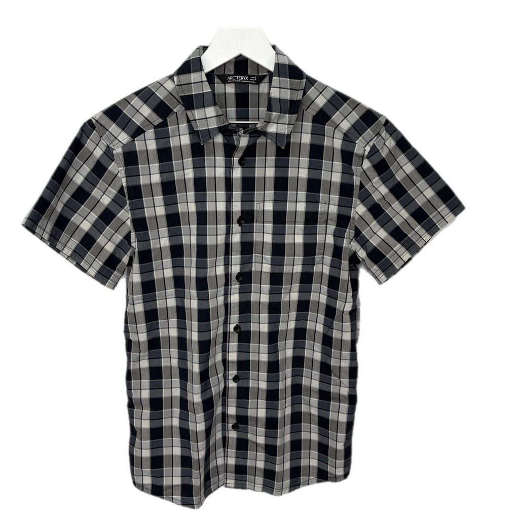 Arc'teryx Gray Plaid Short Sleeve Shirt - Men's Size S